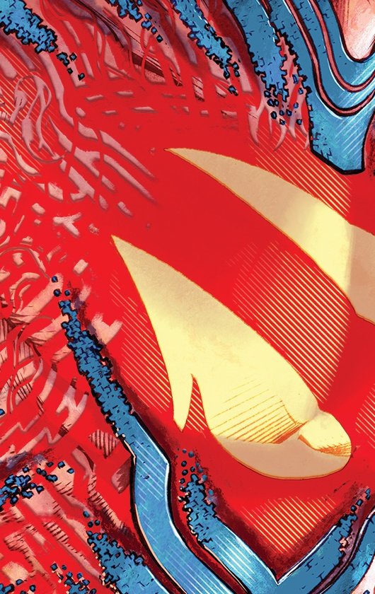 detail of an Absolute Superman cover I did.