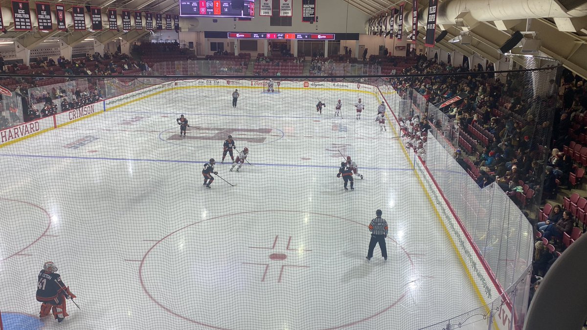 Snow falls quietly over Cambridge, but inside the Bright Landry Hockey Center, there’s nothing quiet about this moment. One last regular season meeting between <a href="/PWIH/">Princeton Women's Ice Hockey</a> and <a href="/HarvardWHockey/">Harvard Women's Hockey</a> with <a href="/ecachockey/">ECAC Hockey</a> points on the line! Join <a href="/craiglouiswhite/">Craig L. White</a>, <a href="/BennertKatie/">Katie Bennert</a> and me on <a href="/ESPNPlus/">ESPN+</a>