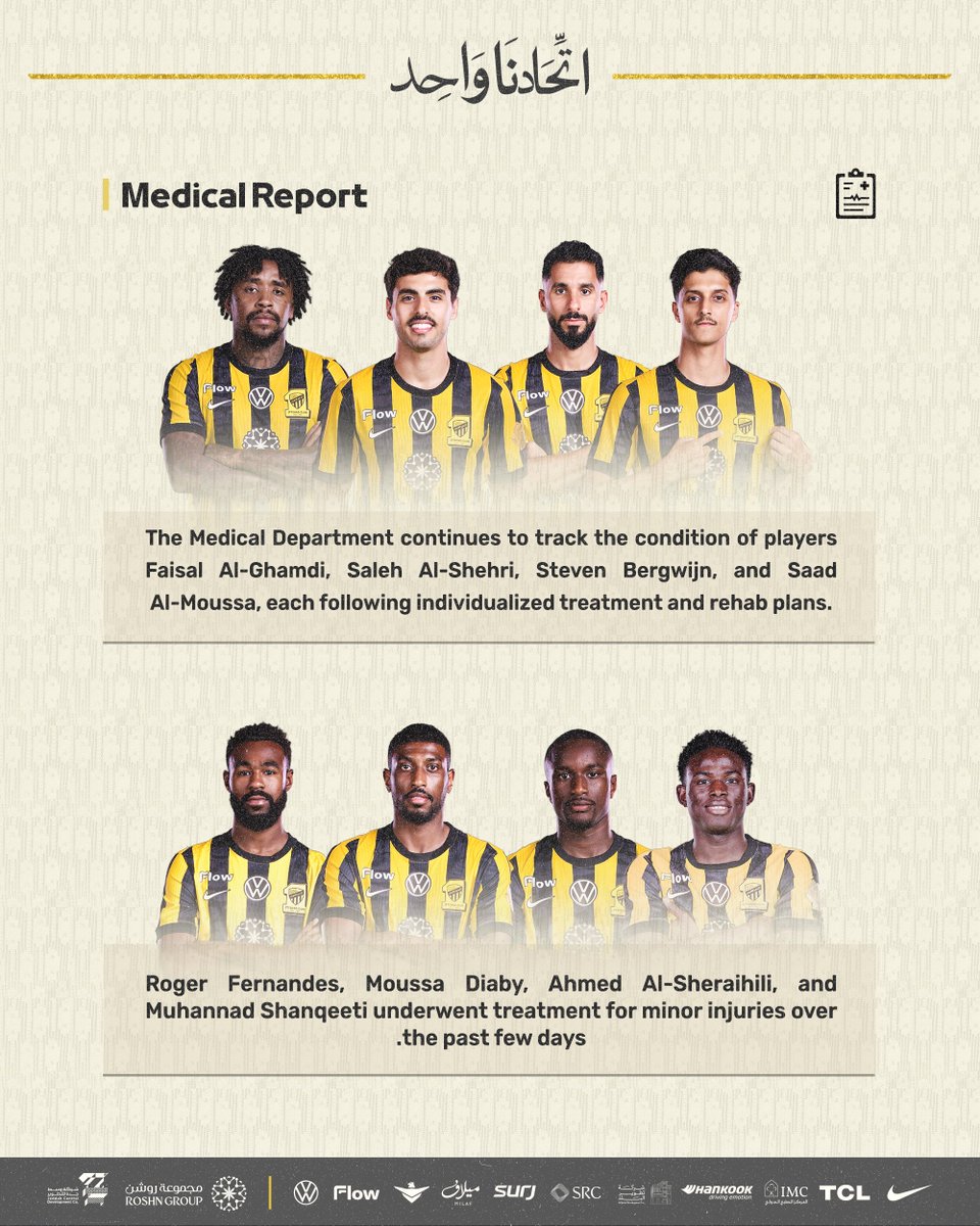 ittihad_en's tweet photo. Medical Reports 🔖 https://t.co/GyOht97Q6e