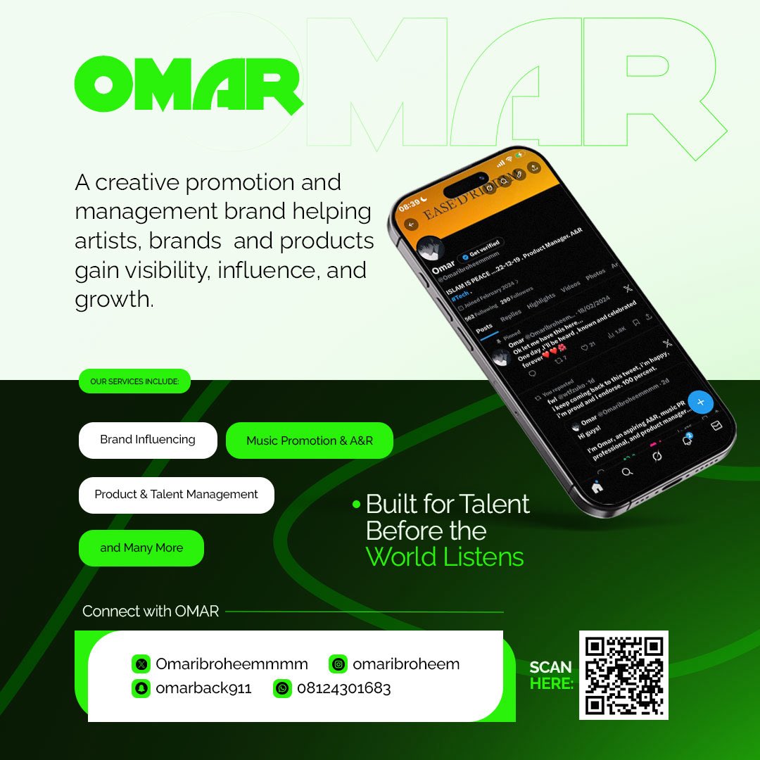 Hi guys, I'm Omar, and I'd like to introduce you to OMAR.  
I believe dreams come true, and I've taken a bold step toward turning mine into a story worth telling others.