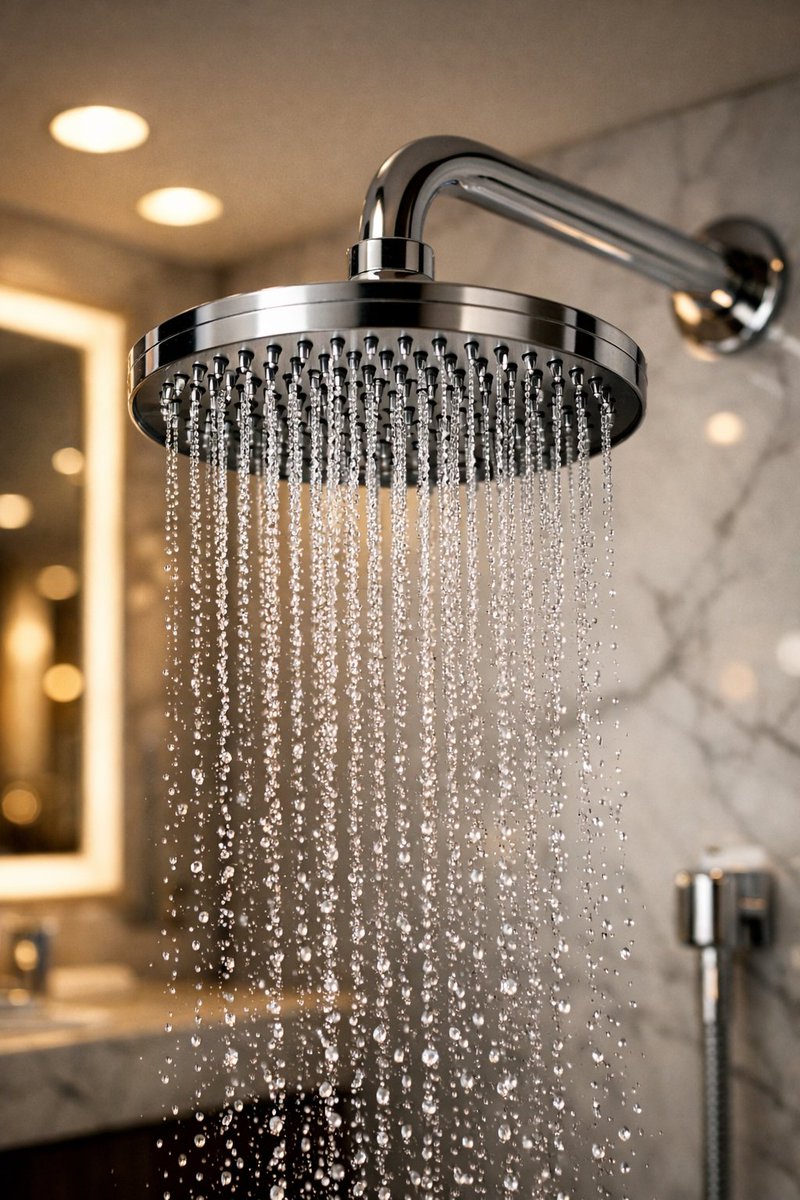 JunoShowers's tweet photo. Glistening droplets on stainless nozzles a sight that turns simplicity into elegance. Every curve, every surface, designed for those who appreciate modern refinement and everyday comfort. 

#LuxuryBathroom #ModernDesign #BathroomGoals #HomeInspiration #ShowerPerfection https://t.co/i07NByCe7Z