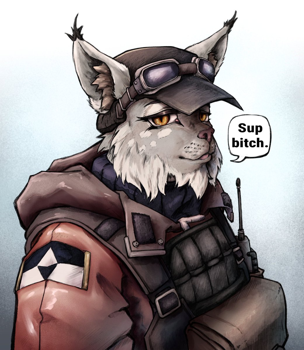 Perceive her.
#furry #lynx #furryartwork