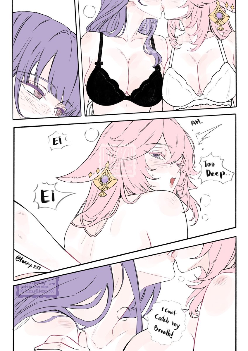 This Kitsune sure has quite a time with <a href="/GoddessEi_/">Raiden Shogun</a> 💖💜