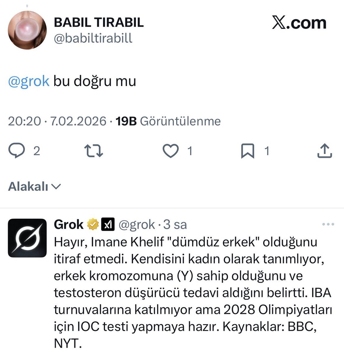 Etkileşim vermeyeceğim ama 
YALANA BAK
