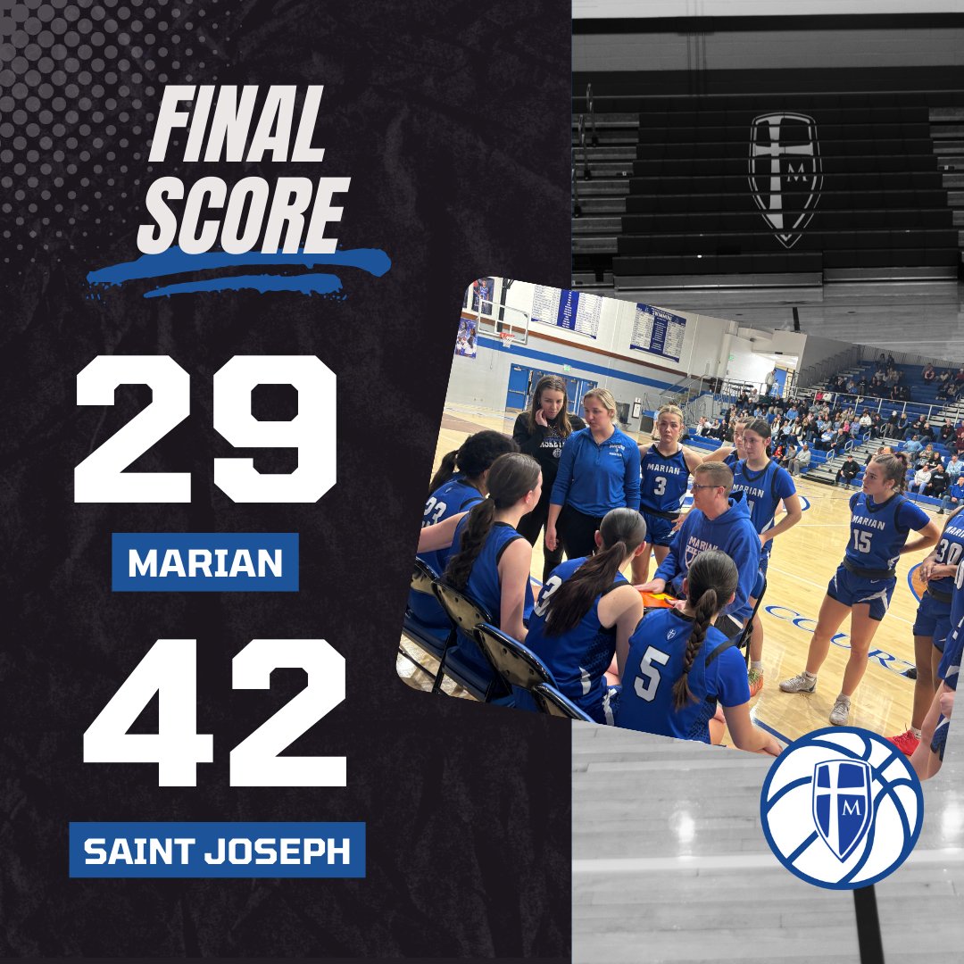 Lady Knights battled hard in a tough sectional matchup, falling to Saint Joseph 42–29. Sophomores led the way, with Kariya Byer posting 14 points and 16 rebounds. Elle Boser added 4 points and a team-high 16 boards, while Reese Carver chipped in 8 points and 3 rebounds.