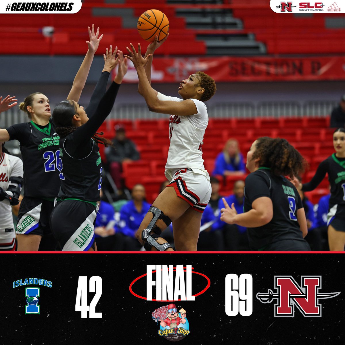 Nicholls Women’s Basketball tweet media