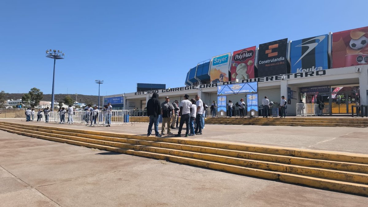 Listo también más elementos para tema de fan ID con doble filtro para no entorpecer filas #SomosGallos ⁦<a href="/Club_Queretaro/">Gallos Blancos 🐓</a>⁩