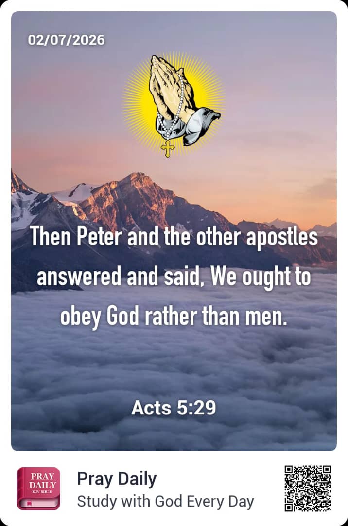 esomolekae's tweet image. Not every instruction deserves obedience.
Choose God- even in the quiet.

As the day ends, I choose obedience over applause.
God first. Always. 🙏
Acts 5:29

Good night 🙏🙏🙏

#GodFirst #Faith #DailyWord