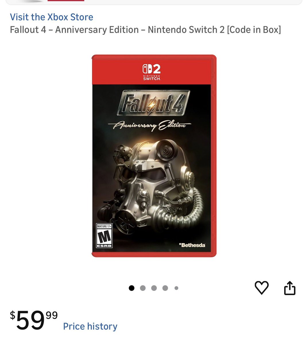 Who comes up with this dumb shit idea of a game case in a box with a fuk”n code <a href="/bethesda/">Bethesda</a> someone needs their ass slapping for common sense over there, at least do on cart or key cart dame, who’s buying this #fallout <a href="/Joseangel713/">Jose</a> #NintendoSwitch2 #fallout4 #gamers
