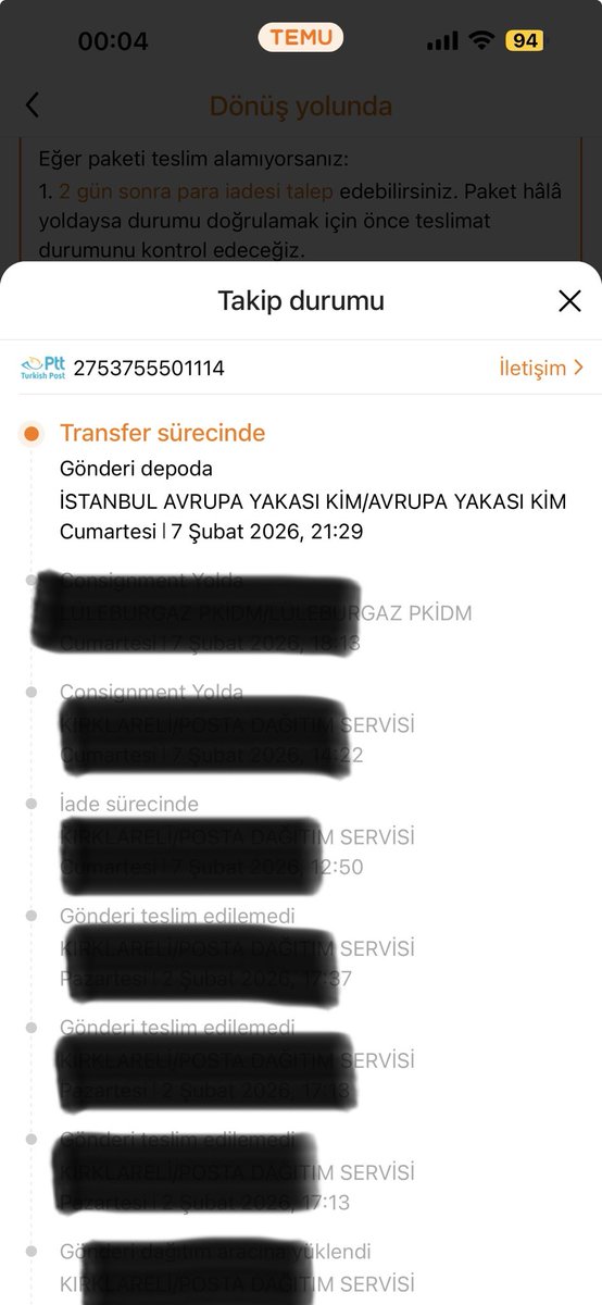 ⁦<a href="/pttkargo/">ptt kargo</a>⁩ adrese teslim gönderileri teslim etmeyip kendi kafalarına göre iade ediyorlar.