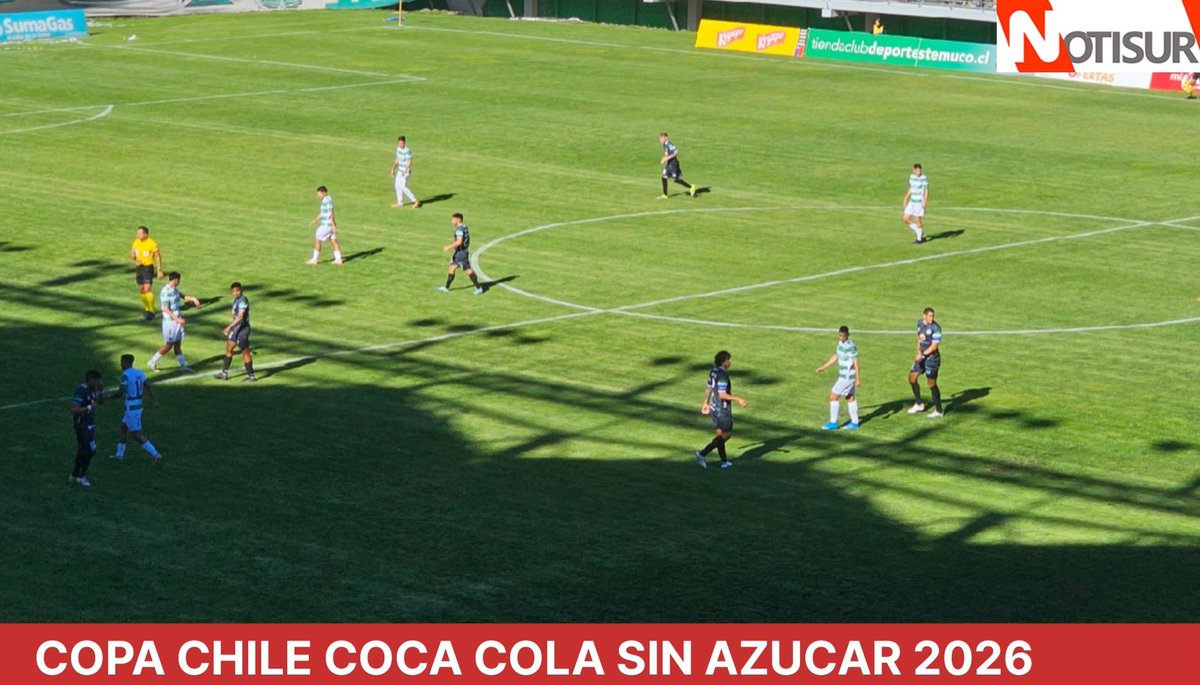 Ya juegan en el Estadio Germán Becker Deportes Temuco y Deportes Puerto Mont por la Copa Chile Coca Cola Sin Azucar