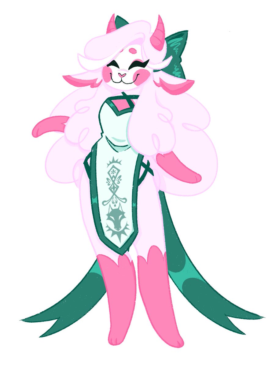 local_toaster_'s tweet photo. Redrew my #dungeonsanddragons character! Shes my favorite i love Luanne 🩷🐑 https://t.co/3RF6VoBJqc