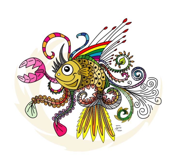 dsigoens's tweet photo. Art of the Day! "Fish Decorative Art". Buy at: https://t.co/oJk95VnKGo https://t.co/41AMAhnLB7