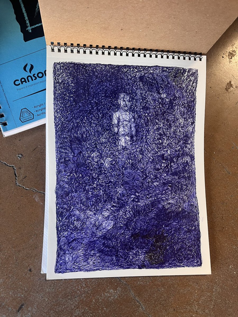 colinarmis's tweet image. found this in a sketchbook at goodwill