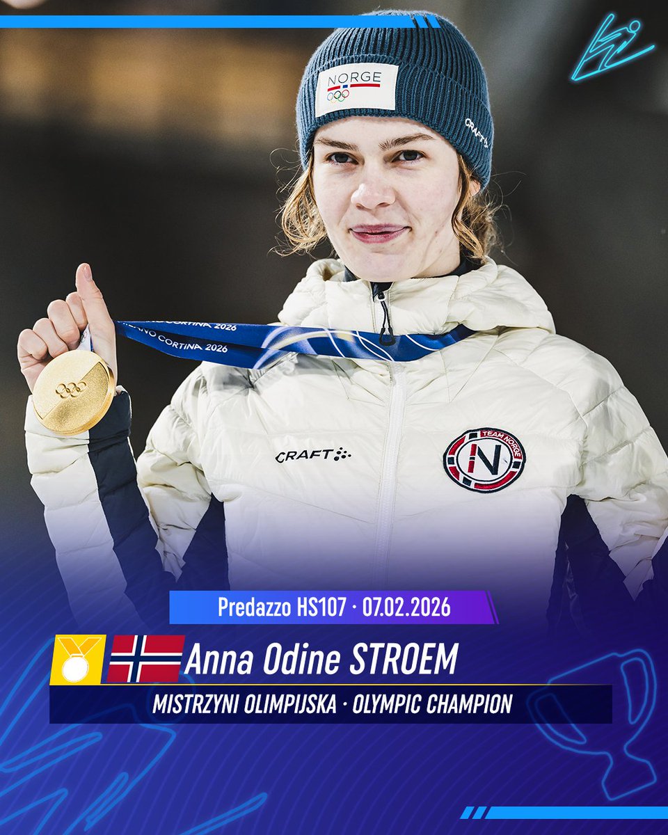 Skijumpingpl's tweet image. Medalistki konkursu indywidualnego na normalnej skoczni #MilanoCortina2026!

🥇🇳🇴 Anna Odine #Stroem
🥈🇸🇮 Nika #Prevc
🥉🇯🇵 Nozomi #Maruyama

#skijumpingfamily