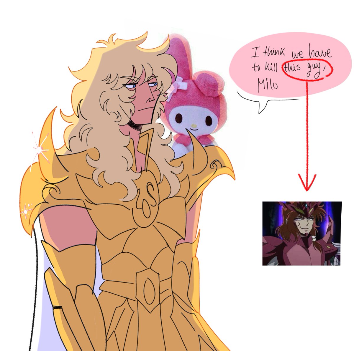 A drawing I made months ago
#SaintSeiya