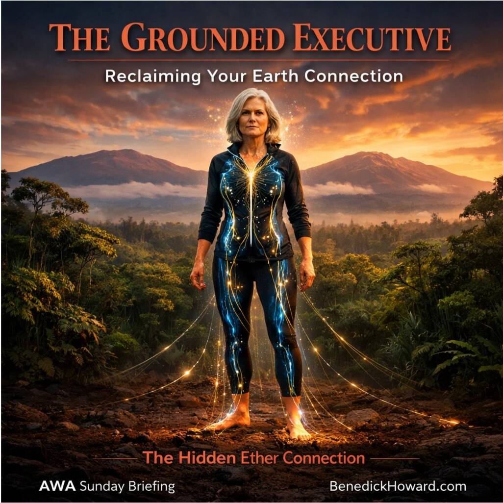 eBodyFUSION's tweet photo. ⚡️ Aloha Warrior! Reclaim Your Power: The Grounded Executive Sunday Briefing #AgelessWarriorAlliance

24 hour notice

Are you ready to unplug from the wireless world and reconnect to your primal energy? 

Join Benedick Howard this Sunday 2 8 26 at 7... https://t.co/t8EbKKeVB8 https://t.co/dLJwlG8Qro