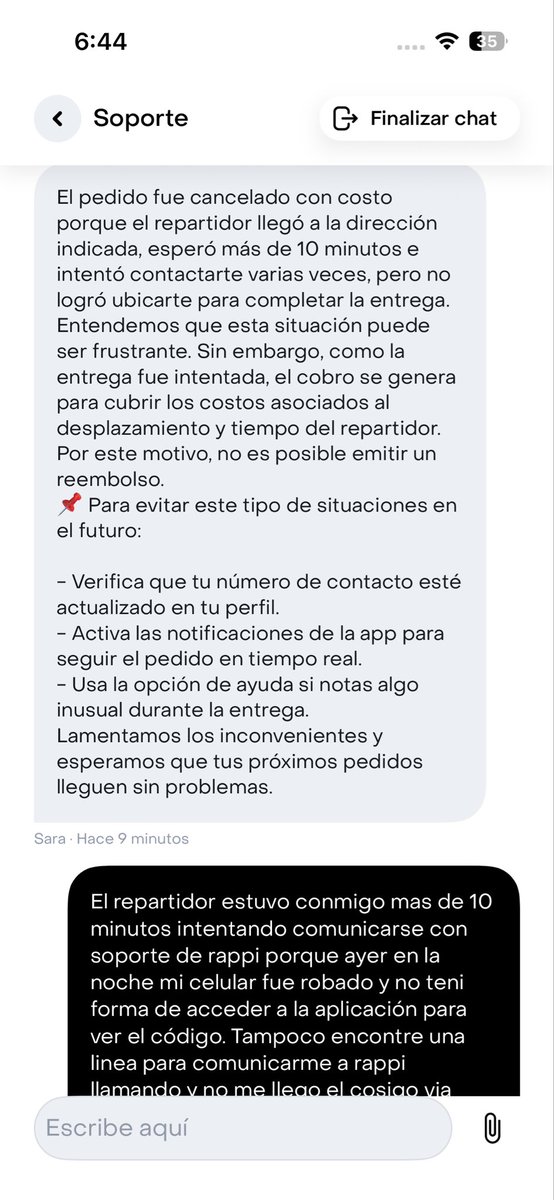 _cataluna_'s tweet photo. La persona del servicio al cliente muy amable, pero no me dio ninguna solución https://t.co/OyPa2tX4Qr