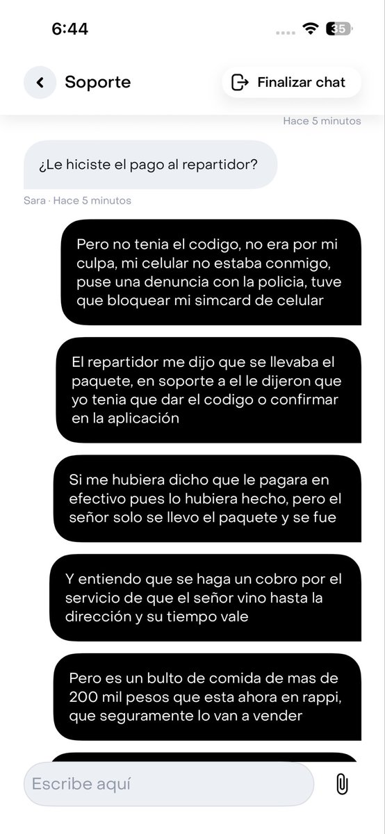 _cataluna_'s tweet photo. La persona del servicio al cliente muy amable, pero no me dio ninguna solución https://t.co/OyPa2tX4Qr