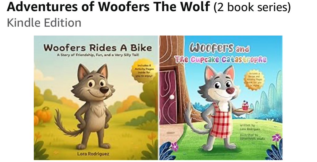 LoraWritesBooks's tweet photo. Book 3 in the Adventurers of Woofers the Wolf will be coming soon!  

Get your copies of the first 2 and join in on the adventures.

https://t.co/7uLDBtQFjK https://t.co/dWNgmkWEjR