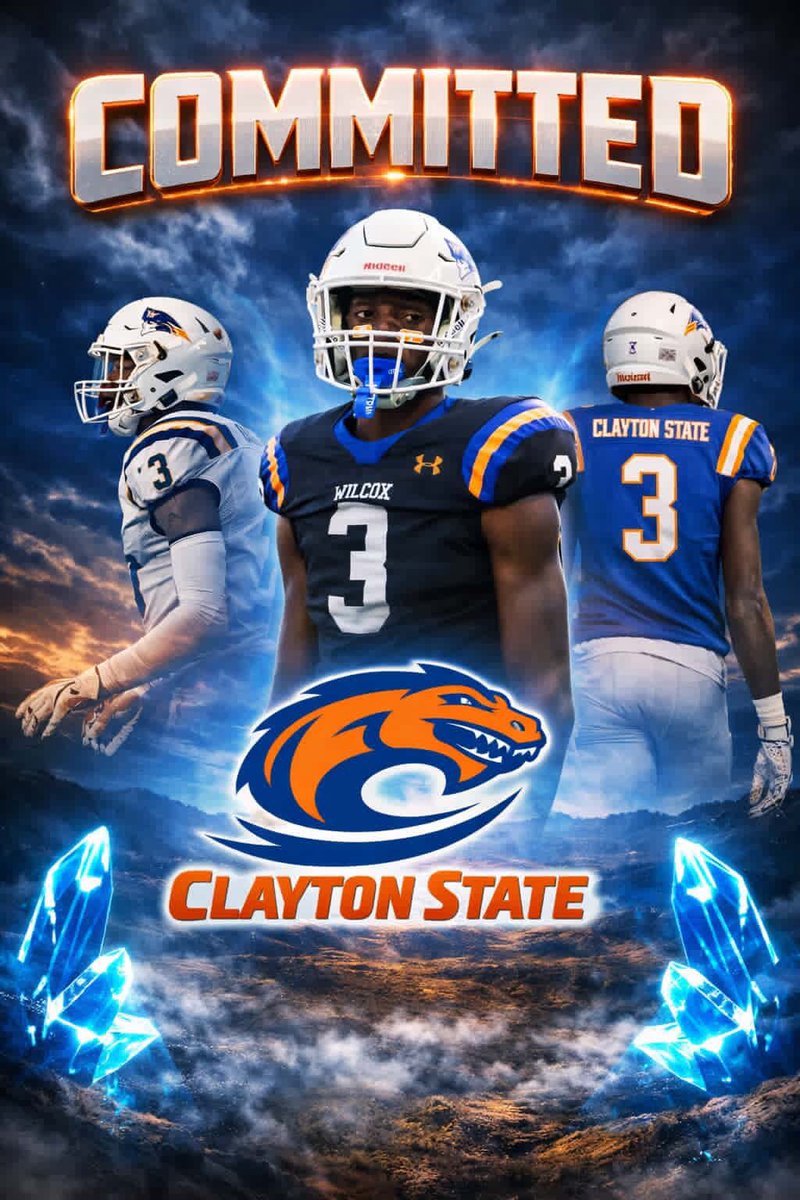 Jayhoward322's tweet photo. After a great visit and conversation with @IngramDarvon and the staff i am blessed to announce my commitment to Clayton State University!! #CSU  #golakers #AGTG https://t.co/lggcNNJ0en
