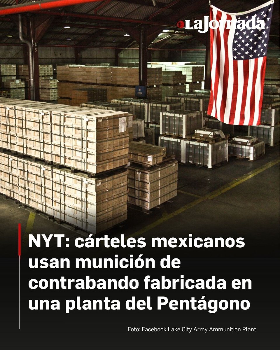 🇺🇸 👉 La policía mexicana se encuentra “abrumada” por los cárteles de la droga debido al uso de armamento y municiones hechos para el ejército de Estados Unidos, publicó el 'New York Times' (NYT).

Los narcotraficantes emplean munición calibre 50 —producida en una planta