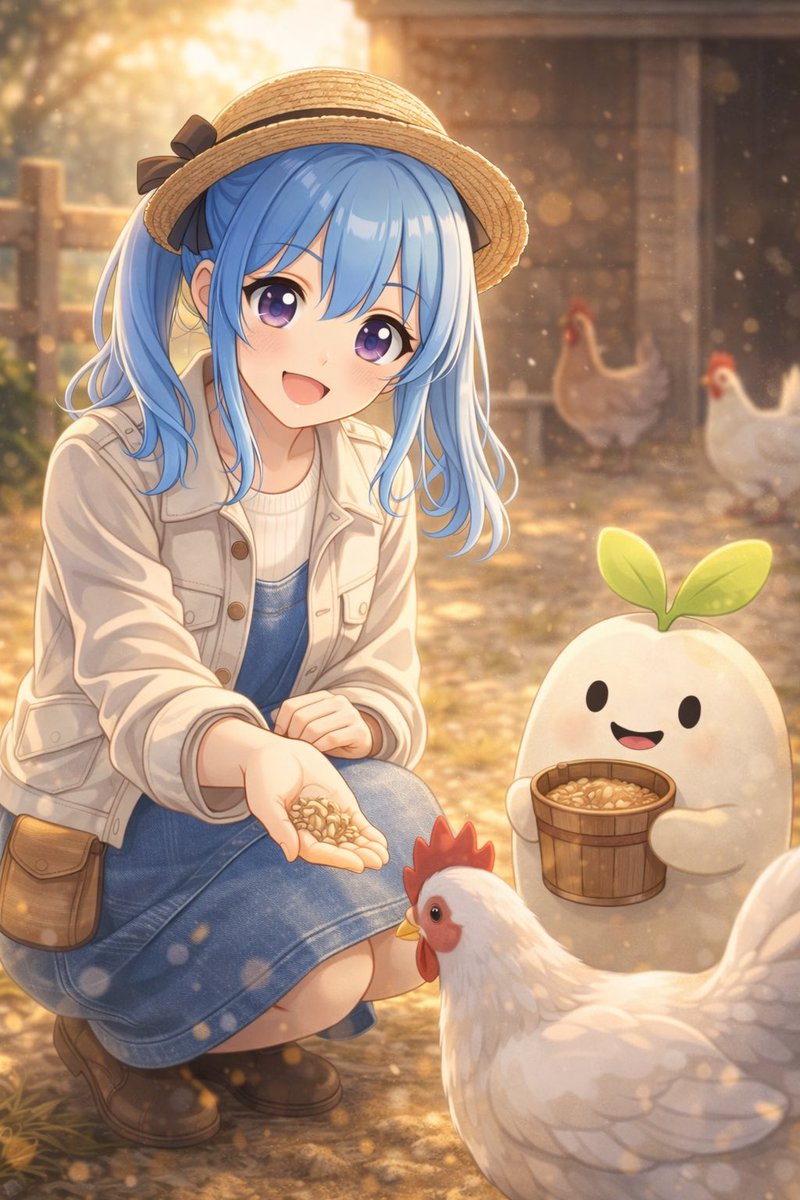 にわとりさん おはようございます☀ 今日は2月8日の日曜日、にわとりの日です