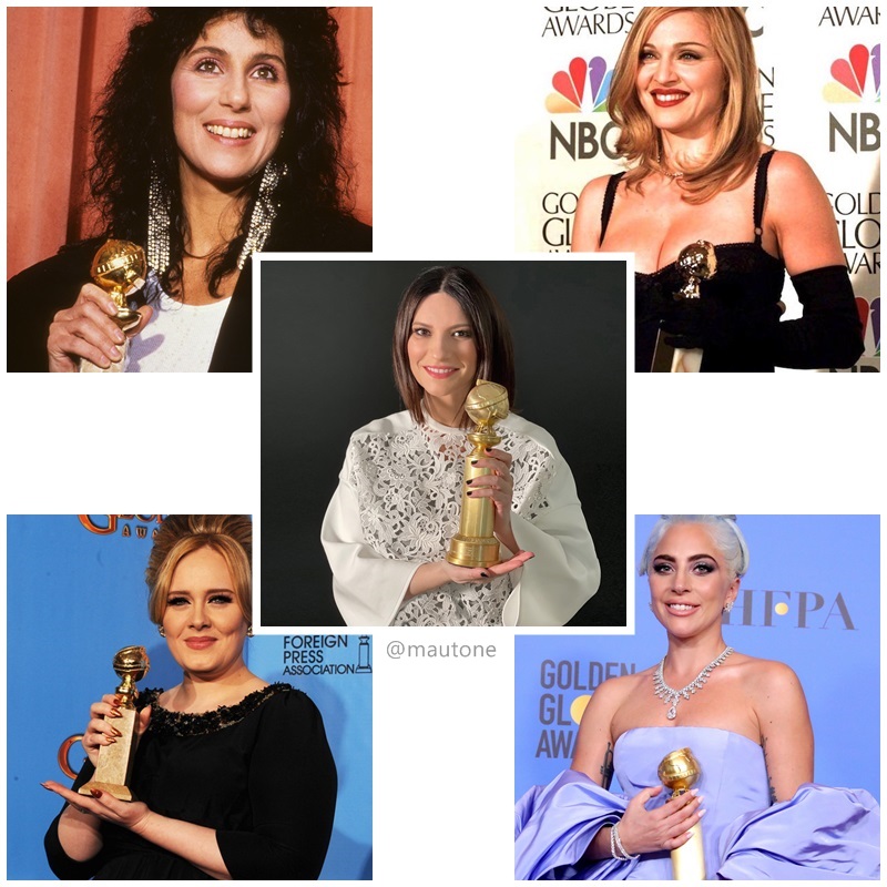 Angiolettolp's tweet photo. Qui per ricordarvi che Laura Pausini ha in casa un Golden Globe,come le colleghe in foto. Buon proseguimento di serata. #laurapausini https://t.co/GqIwBDGri9