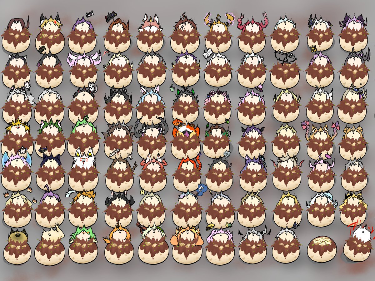 神条幸村さんのたこ焼き無償企画で描いていただきました‼️ イラストの