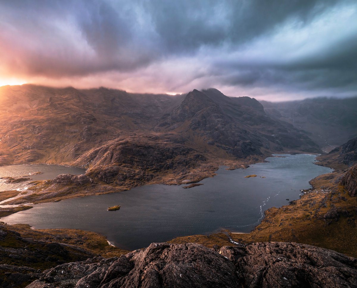 Loch Coruisk in its typical mood!