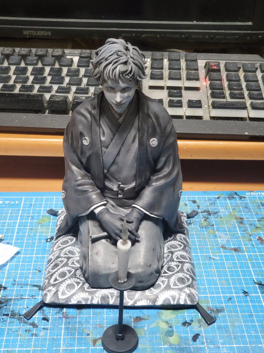 itsuki_nanairo's tweet photo. WFおしながき

ジョー・力一　(死神.Ver
1/６　３Ｄプリンター出力品
１８０００円

ジョー・力一の一輪挿し
１/1と1/２サイズのセット
レジンキットとプリント複合品
１６０００円

パラダイスキング　猿２匹付き
ノンスケール　３Ｄプリンター品
１４０００円 https://t.co/RQBfpnl8vY