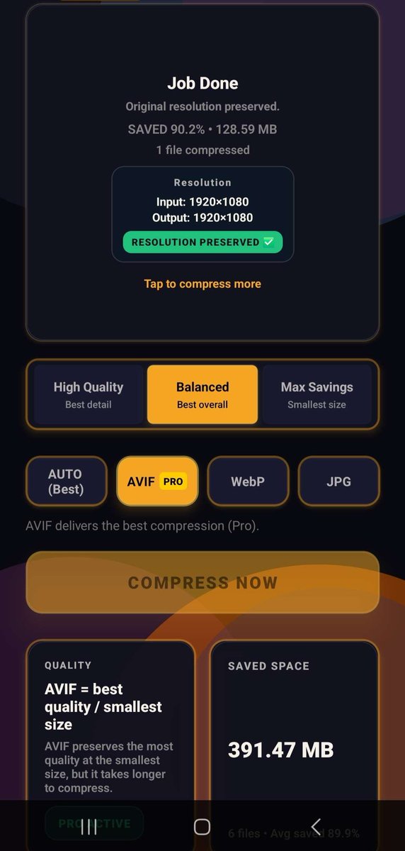 Bought a 128GB iPhone
Now it’s full? 😐

Apple’s answer:
• pay monthly for iCloud
• manage logins
• move files
• delete memories

Ours:

One app.

Compress everything.

Keep using your phone like normal.

Parad0xPress takes photos, videos, screenshots, downloads — and shrinks