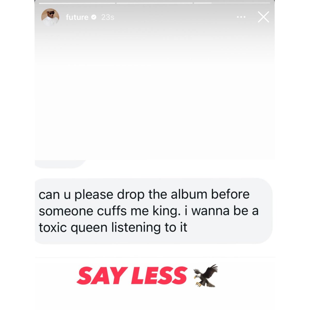 DailyRapFacts's tweet image. Future speaks on dropping his upcoming album 🗣️

“SAY LESS”