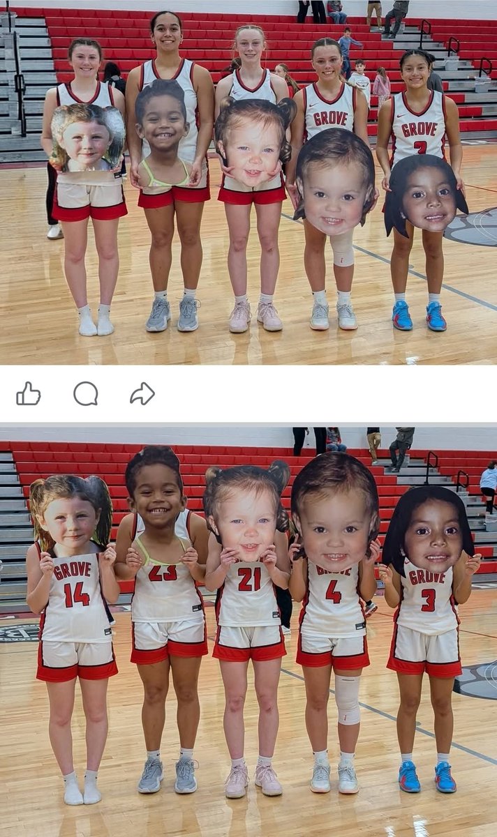 And this one belongsssssss to the <a href="/GroveBasketball/">GroveBasketball</a> Lady Bulldogs who win 52 to 17 over the McComb Lady Panthers.  Congrats to our seniors on phenomenal careers by them all.  #GoDogs #LFG