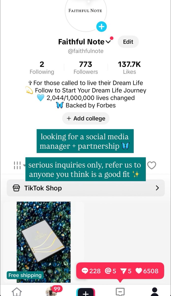 Looking for a social media manager who is interested in a profit share partnership as well 

Growth incentives for a viral journal backed by Forbes

Highly competitive position

Like, respond to this tweet, and DM your portfolio

#socialmediamanager #contentmanager #viralexperts