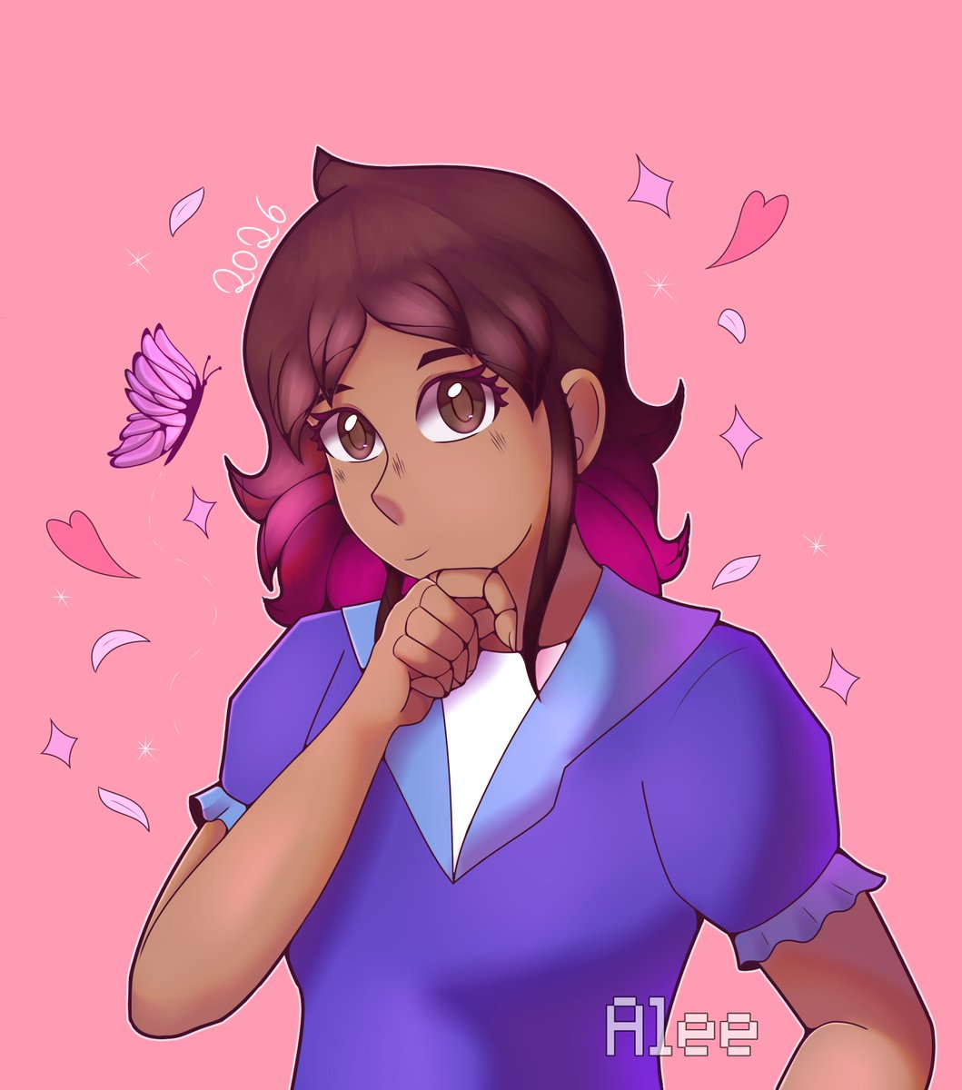 Me distraigo tanto que olvido que aquí no e publicado (dibujo de enero)