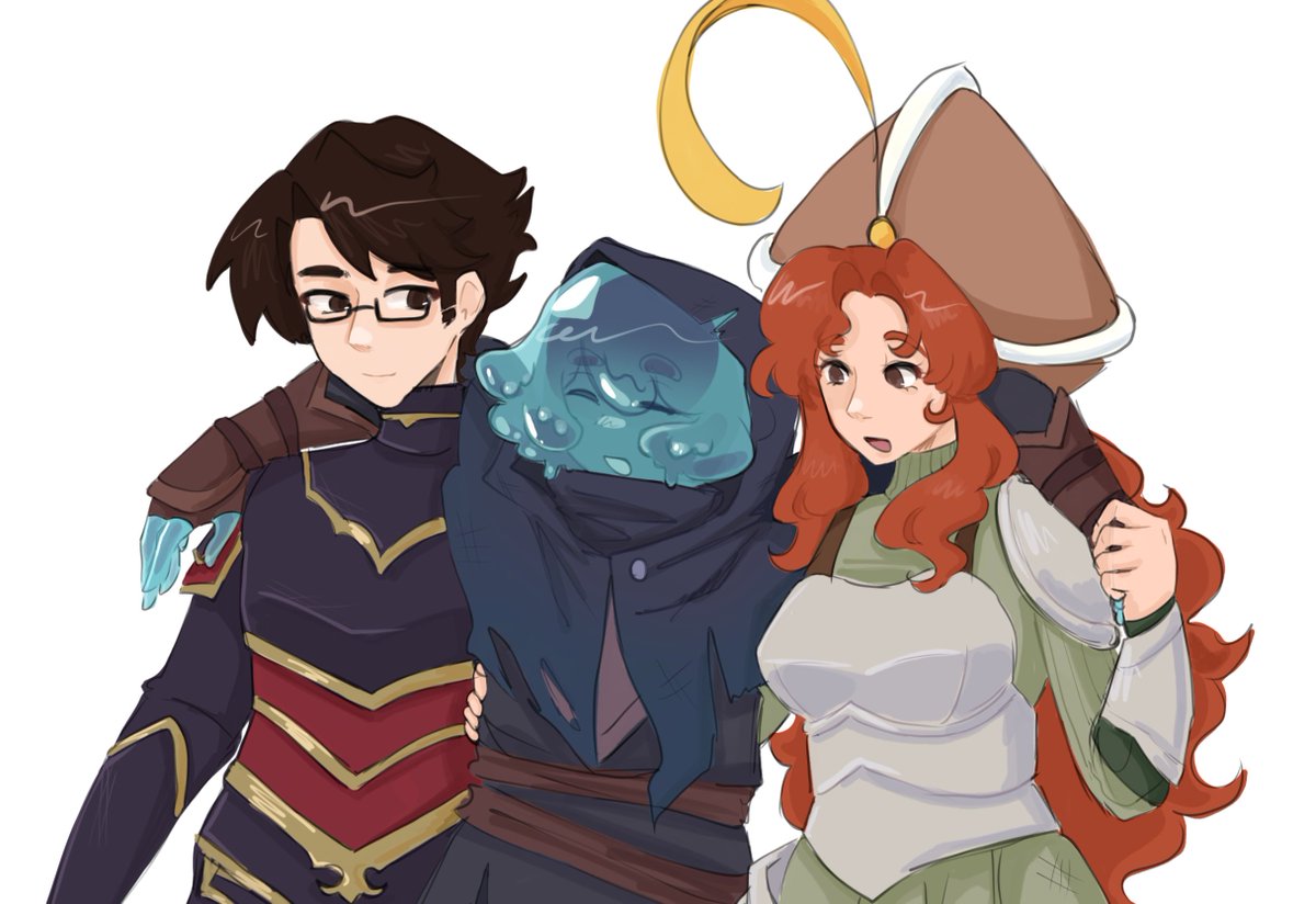CarameLamington's tweet photo. doomed siblings and the random 3rd sibling they picked up off the street /silly 

#nominalgravyfanart #katiegobrrfanart #4cvitfanart #BannerfallSMP #bannerfallsmpfanart https://t.co/au20NXGGIH