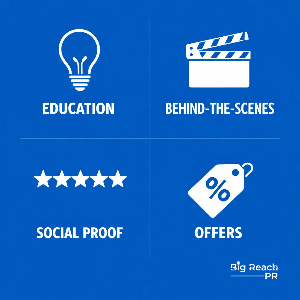 Stop guessing what to post. Consistency is strategy, not luck. 🚀 Use our 4-Pillar Method:

💡 Education
🎥 BTS
⭐️ Social Proof
💰 Offers

Balance your feed and dominate. DM NOW for a strategy session!

#MarketingTips #BusinessGrowth

https://cdn.marblism.