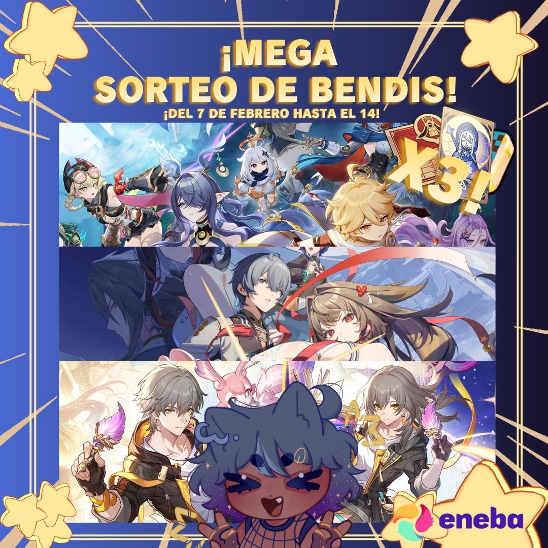 ¡Sorteo de Hoyoverse! ✨🎮
​Para participar por una bendición del juego que prefieras (Genshin, HSR o ZZZ):
​✅ Seguirme aquí y en YouTube (Link abajo).
✅ Dar ❤️ y RT.
✅ Comenta tu personaje favorito. 💬
​¡Suerte a todos! 🌌
​#VTuberES #LuaYouVT