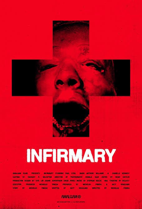 INFIRMARY, novo terror found footage, foi exibido no Festival Dances With Films e está sendo muito elogiado pela crítica.

Um segurança desaparece em sua primeira noite em um antigo hospital psiquiátrico em 2023. As imagens de sua câmera corporal revelam acontecimentos
