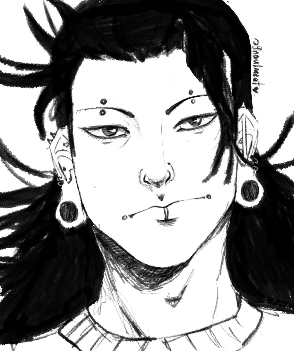 ghoulmeat's tweet photo. A Gojo and Geto I drew https://t.co/rEUXtmpP7y