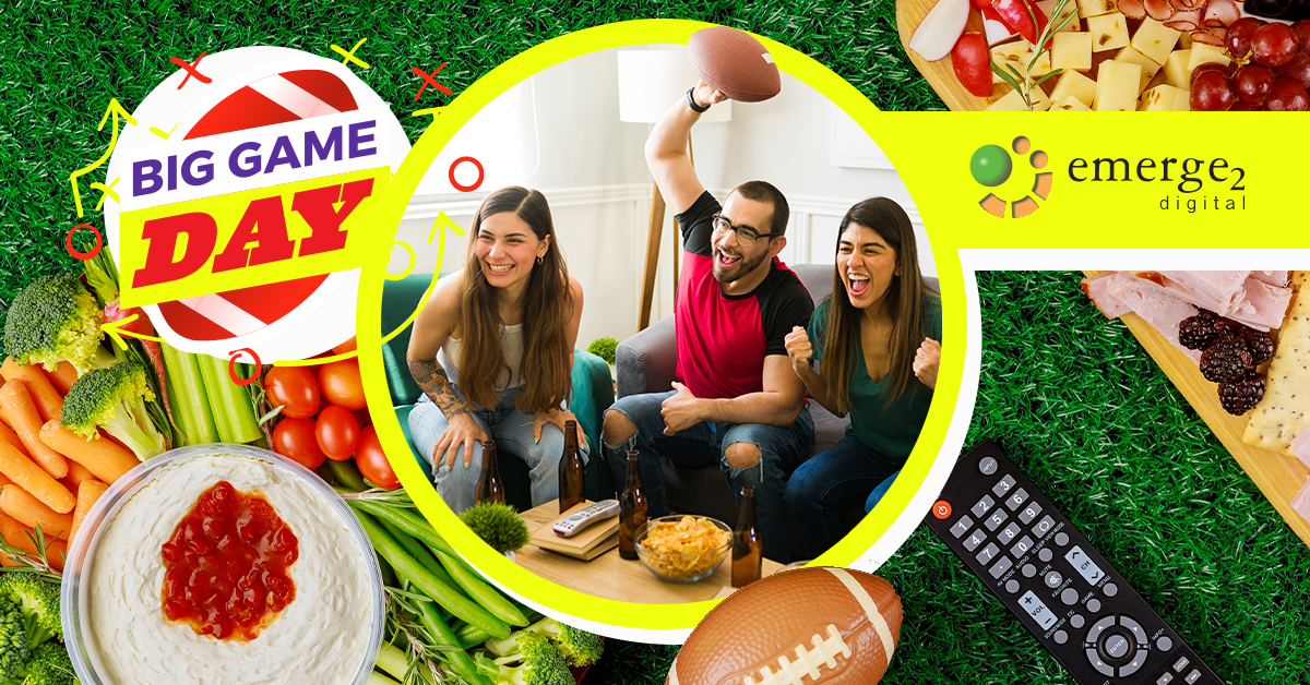 Emerge2's tweet photo. 🏈🎉 Sunday is the Big Game! is here! Bring on the good energy, great company, and big touchdowns 🙌 https://t.co/YysxSLK1Wc
