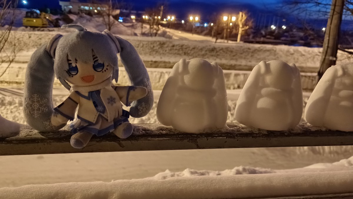 Alex_YL3901's tweet photo. 二日目!

#雪ミク2026 #雪ミク https://t.co/2pDqYJn3R1