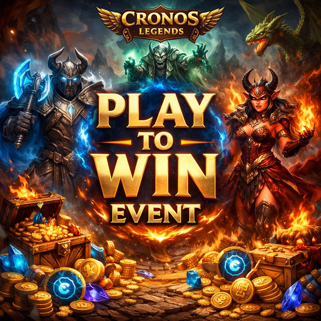 We’re hosting a  Discord Game Event Tomorrow  with a $50 prize pool up for Grabs.

Date : Feb 8, 2026.
Time :  10:00AM UTC.
Venue : Cronos Legend Discord Server.

How to join :
🥇Join the Discord(link in Bio).
🥈Tag 2 friends +drop your Discord username in the Replies.
🥉❤️ Like