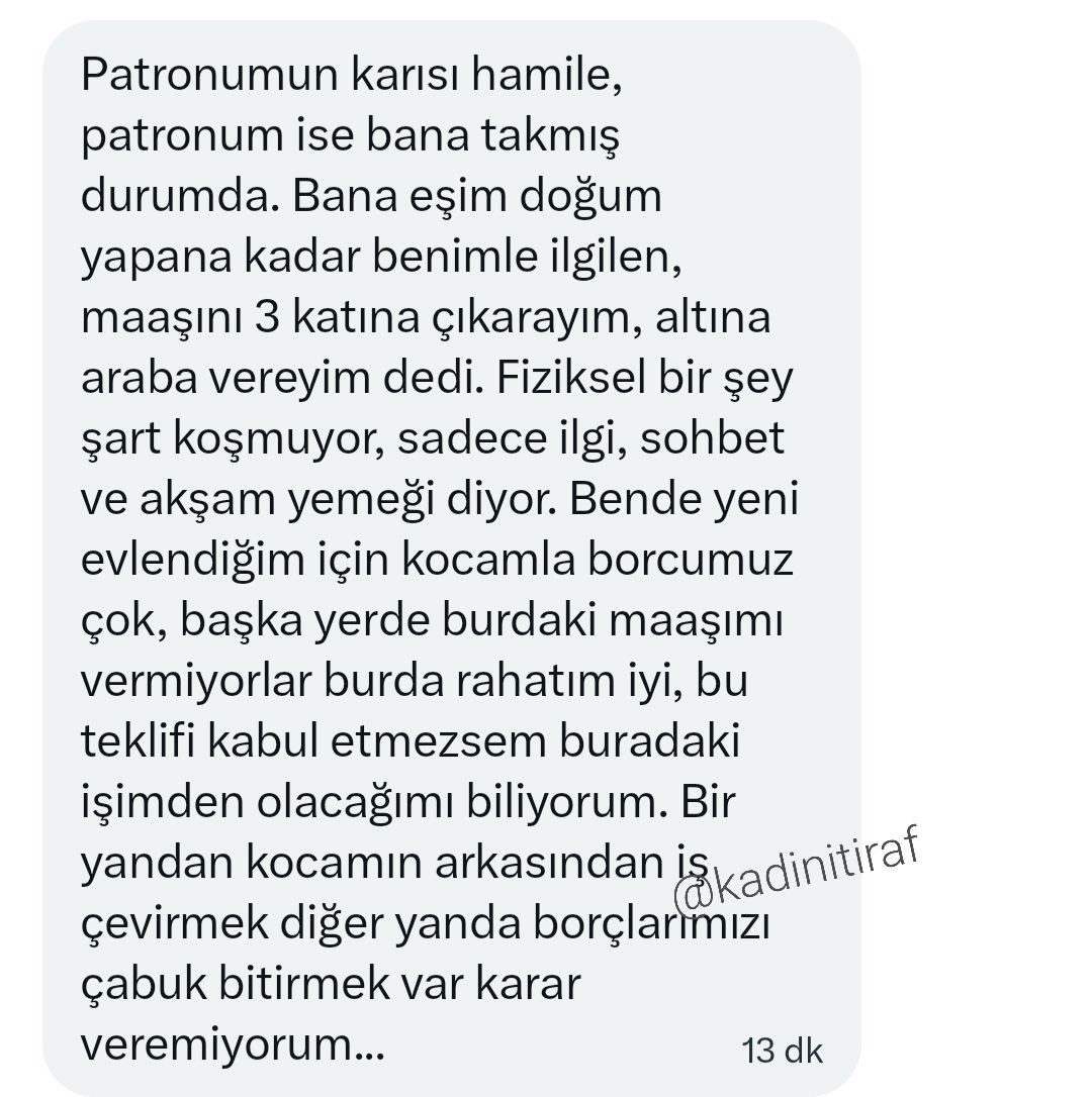 Kadınlardan İtiraflar tweet media