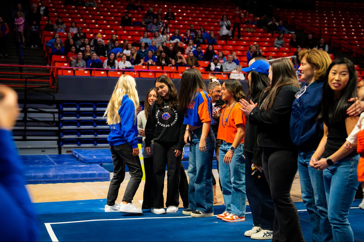 BroncoSportsGYM's tweet photo. Once a Bronco, Always a Bronco 💙🧡

Thank you to our amazing alumni for joining us last night!

#BleedBlue | #WhatsNext https://t.co/PgFjFKixNS
