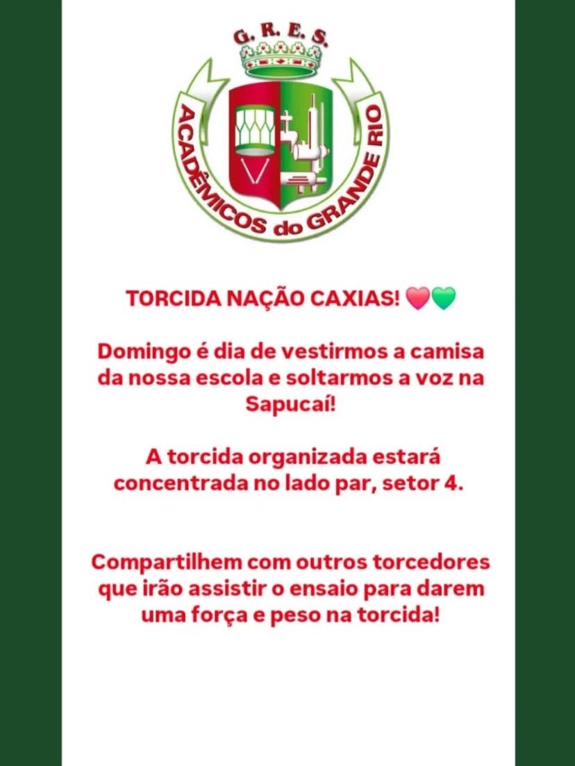 Acervo Grande Rio 🦀📡👑 tweet media