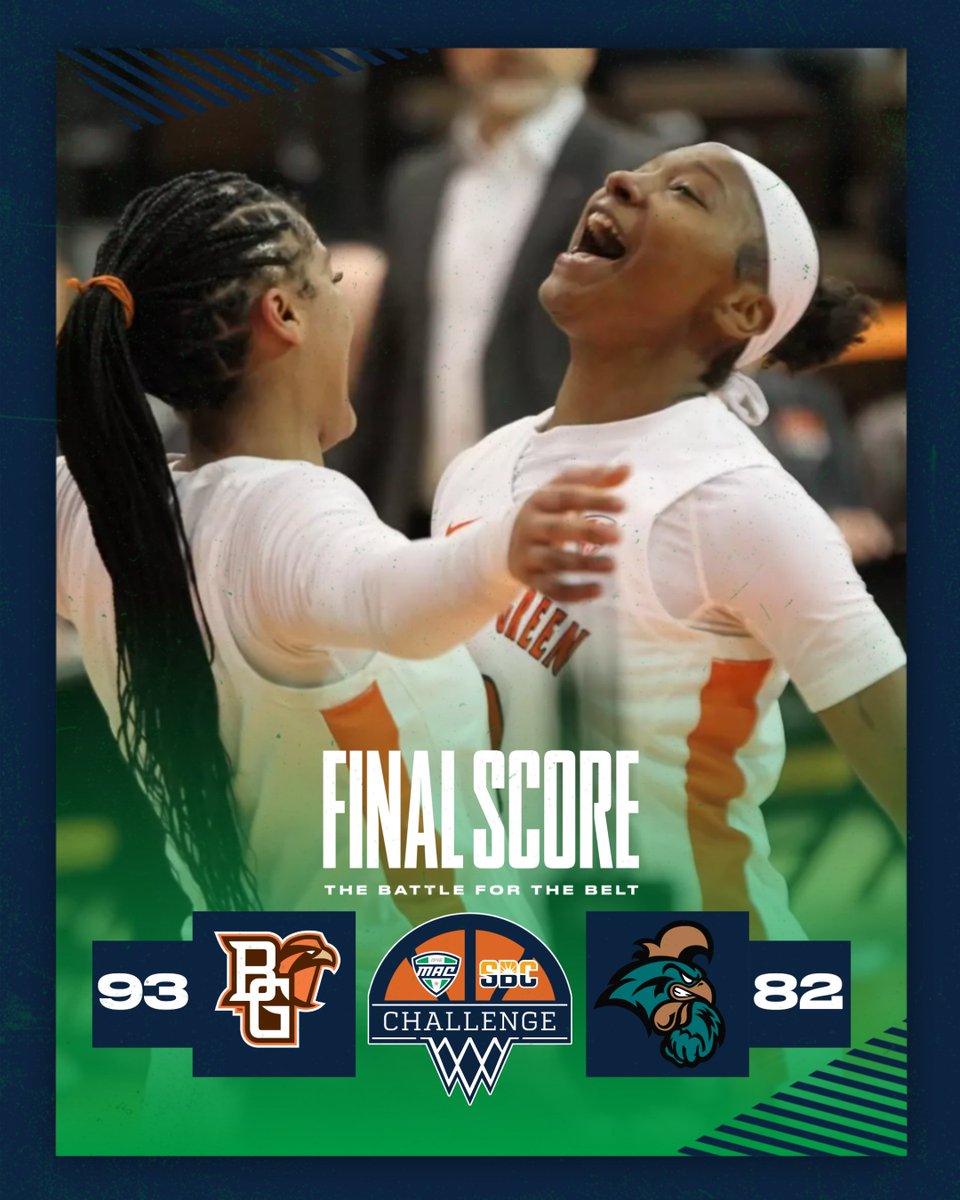 Win No. 8 ✔️🟠🟤

A career-high 21 points from Joniyah Bland-Fitzpatrick helps the Falcons protect home court at the Stroh!

<a href="/BGSUWBB/">BGSU Women’s Basketball</a> | #MACtion