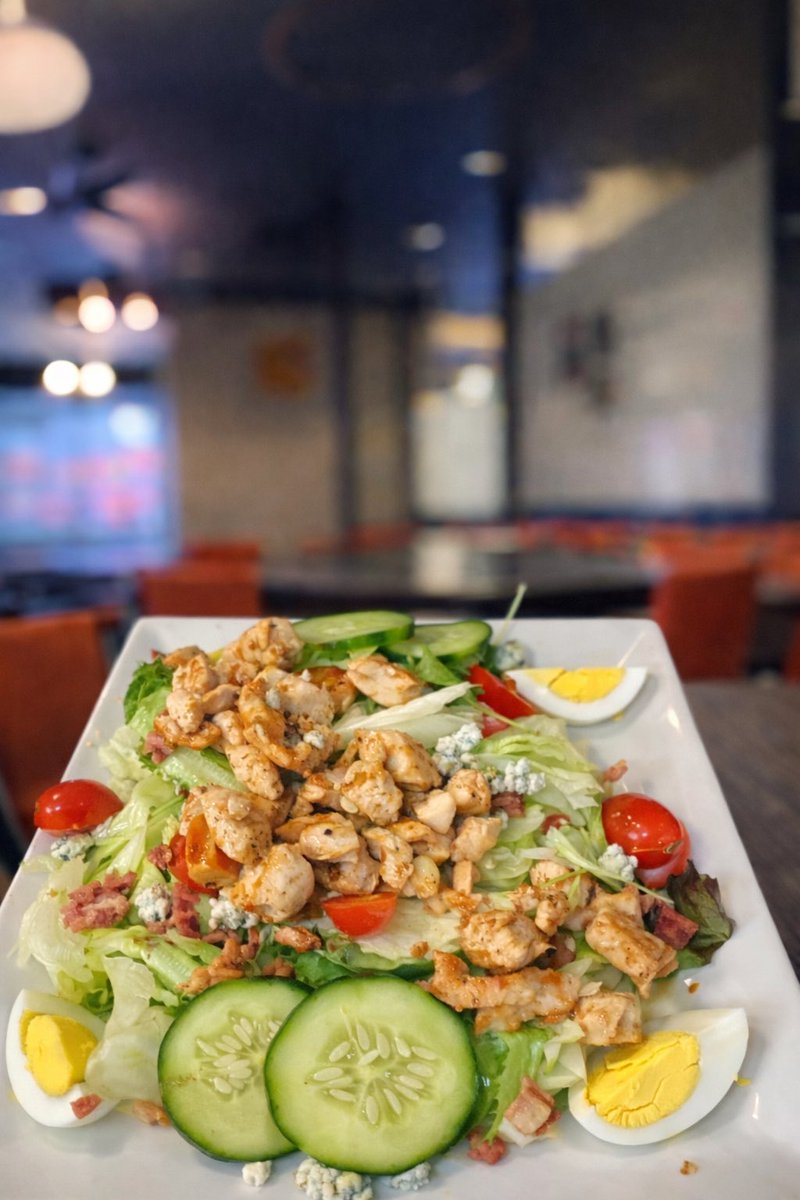 wstavern's tweet photo. Dinner idea: our Cobb Salad 🥗✨ Fresh, flavorful, and a total must-try. Hope to see you in tonight! 🍽️ https://t.co/yRGbcNdwPT