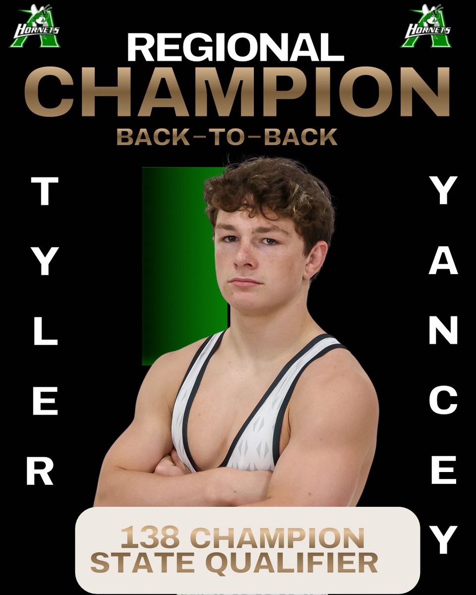 WrestlingAzle's tweet photo. 🔥REGION 1-5A FINALS🔥
Tyler Yancey (Azle) 53-1, So. over Landen Ballesteros (Canyon Randall) 29-5, Jr. (Fall 3:46)
#HORNETSTYLE #EARNEDNOTGIVEN
@wrestlingtexas https://t.co/txCd2t2N4N